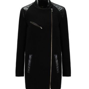 Maje Black Genki Coat